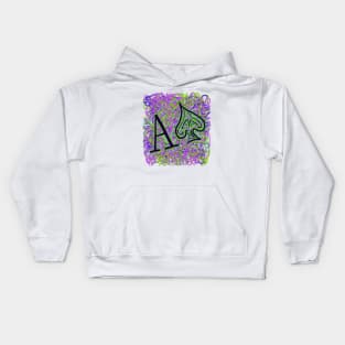 Ace of Spade Skribbles Kids Hoodie